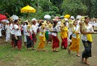Ceremonie in Traditionel Village Desa Tenganan